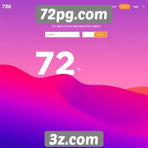 Navegação e usabilidade do site 72pg.com