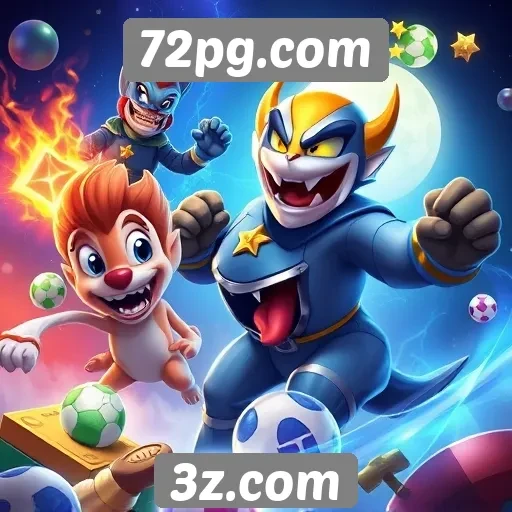 Variedade de jogos disponíveis no 72pg.com
