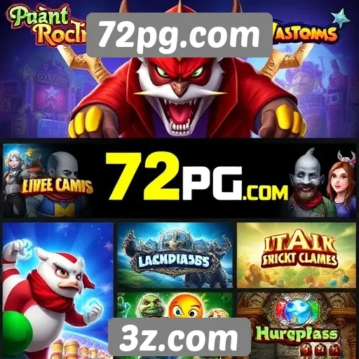 Jogos populares disponíveis no 72pg.com
