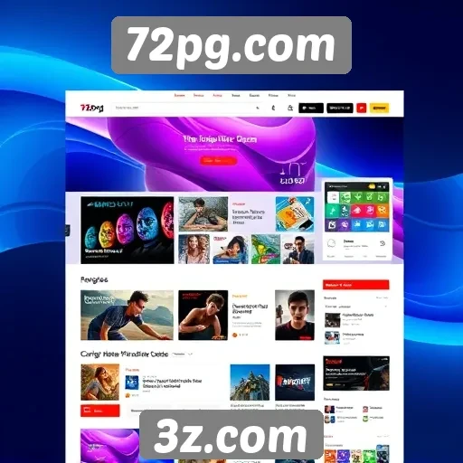 Mudanças no design e interface do 72pg.com